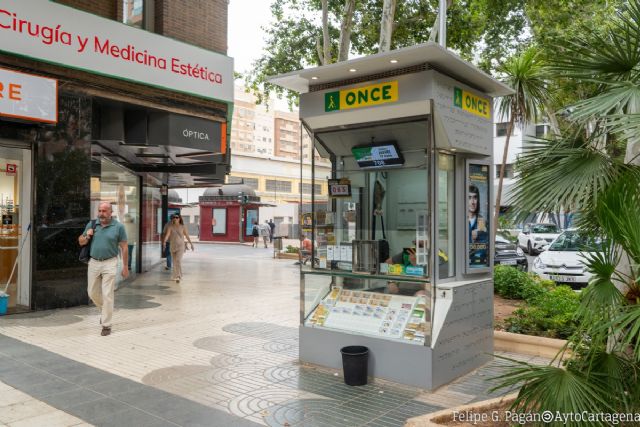 El Ayuntamiento aprueba la instalación de nuevos quioscos de la ONCE en Cartagena - 1, Foto 1
