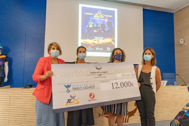 La IV Carrera 10K Puerto de Cartagena dona 12.000 euros a la Asociación Pablo Ugarte para luchar contra el cáncer infantil - 1, Foto 1