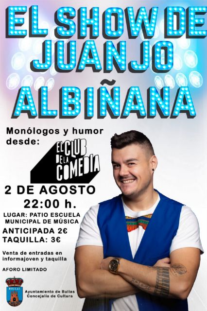 El humor de Juanjo Albiñana llega a Bullas - 1, Foto 1