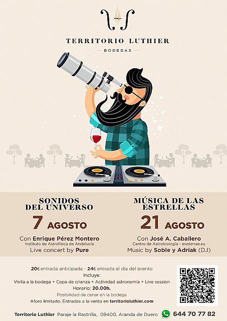 Noches de música, vino y estrellas en la Terraza de Territorio Luthier - 1, Foto 1