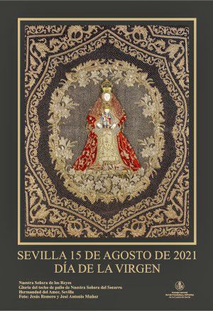 El Consejo de Cofradías de Sevilla ha presentado la obra del día de la virgen, realizada con una fotografía de Jesús Romero y José Antonio Muñoz - 1, Foto 1