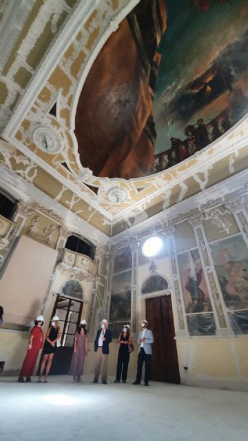 El alcalde de Lorca insiste en la necesidad de trabajar en la búsqueda de alternativas que permitan financiar la culminación rehabilitación del Casino Artístico Literario - 1, Foto 1