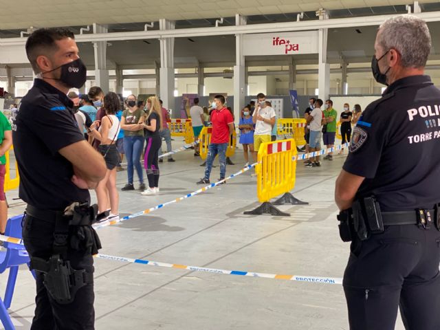 2.706 personas de 20 a 29 años reciben su primera dosis de la vacuna contra la COVID-19 en Torre Pacheco - 1, Foto 1