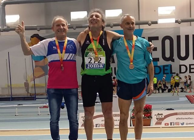 El torreño Ángel Salinas se cuelga tres oros en el regional máster de atletismo - 3, Foto 3