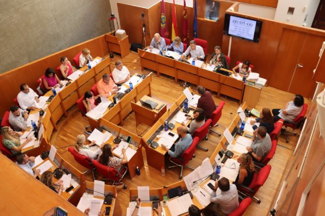 Balance de votaciones del Pleno Ordinario del Ayuntamiento de Lorca correspondiente al mes de julio 2023 - 1, Foto 1