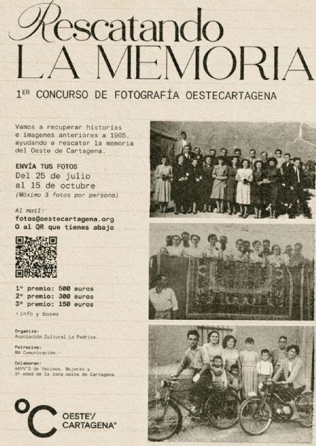 Abierto el primer concurso de fotografías históricas de la zona oeste de Cartagena ‘Rescatando la memoria’ - 1, Foto 1