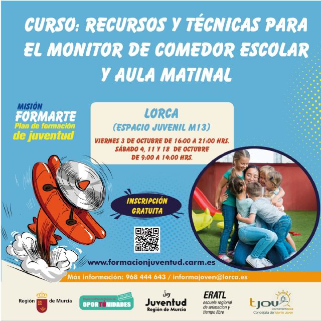 Talento Joven pone en marcha un nuevo curso gratuito para jóvenes sobre técnicas y recursos para monitores de comedor escolar y aula matinal - 2, Foto 2