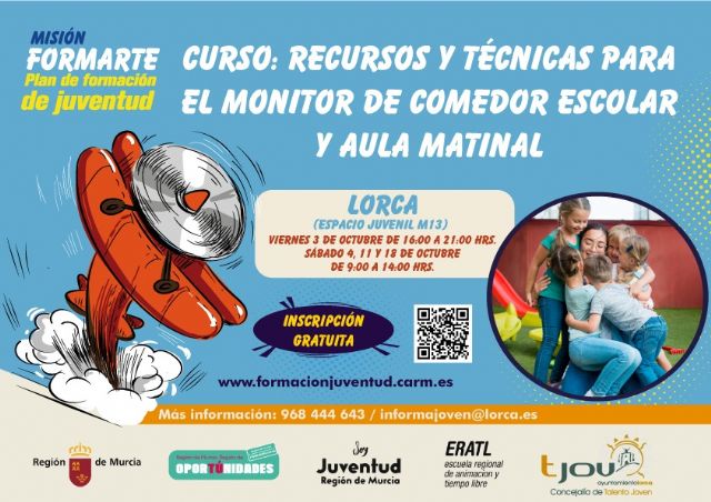 Talento Joven pone en marcha un nuevo curso gratuito para jóvenes sobre técnicas y recursos para monitores de comedor escolar y aula matinal - 3, Foto 3