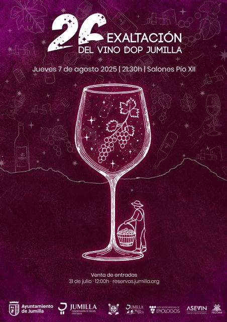 Agricultura presenta la 26° Exaltación del Vino DOP Jumilla, que se celebra el próximo 7 de agosto - 1, Foto 1