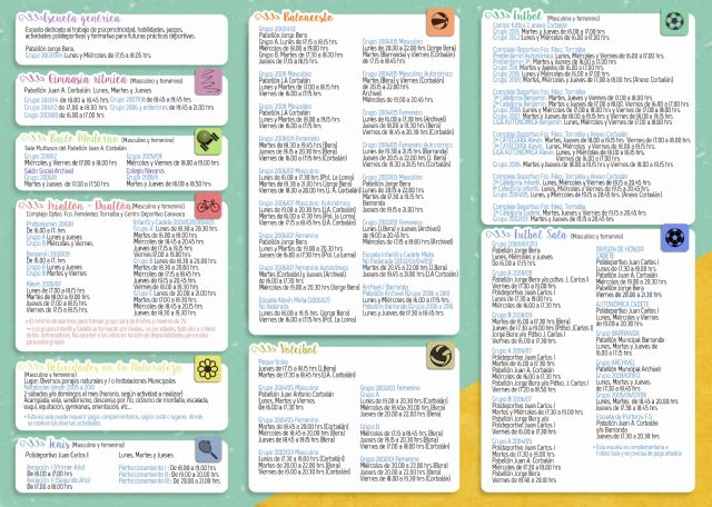 La Concejalía de Deportes impartirá 18 disciplinas dentro de las Escuelas Deportivas Municipales - 3, Foto 3