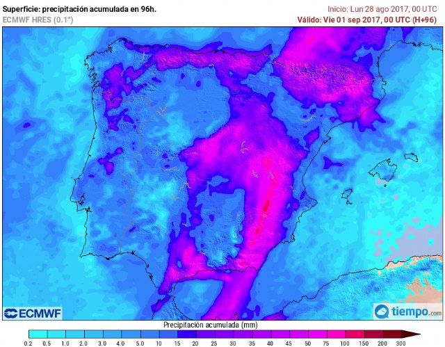 Protección Civil de Totana informa de avisos por fuertes lluvias en la Región de Murcia