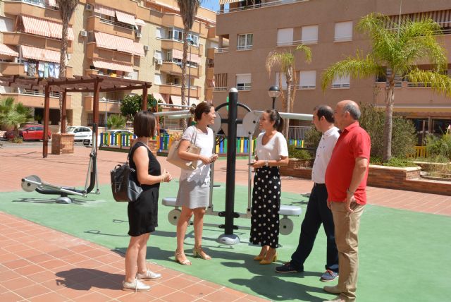 La plaza del Cala Real inaugura un área biosaludable - 1, Foto 1