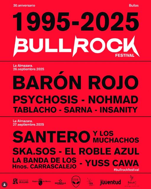 Barón Rojo y Santero y los Muchachos encabezan el cartel del BullRock 2025 - 2, Foto 2