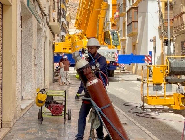 El proyecto de recuperación del casco histórico de Lorca da un paso más con el comienzo de las obras de la nueva promoción de viviendas en la calle Álamo con Núñez de Arce - 3, Foto 3
