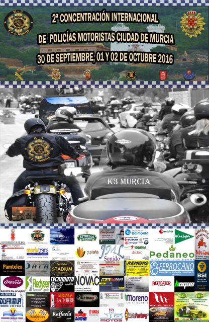 II concentración nacional e internacional de policías motoristas en el Balneario de Archena, este fin de semana - 1, Foto 1