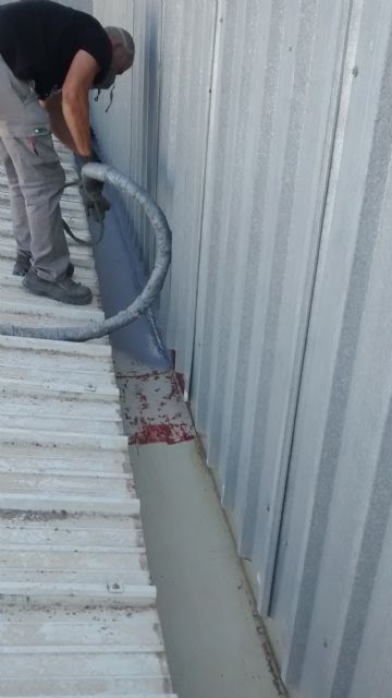 El Ayuntamiento repara las goteras del pabelln Sierra Espuña, Foto 4