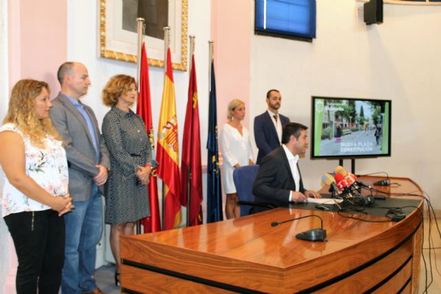 El alcalde comparece en rueda de prensa para aclarar la situación del contrato de conserjes de colegios públicos en Alcantarilla - 3, Foto 3