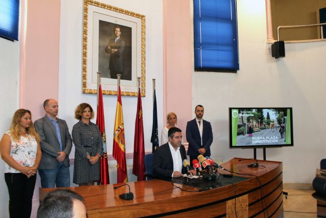 El alcalde comparece en rueda de prensa para aclarar la situación del contrato de conserjes de colegios públicos en Alcantarilla - 5, Foto 5