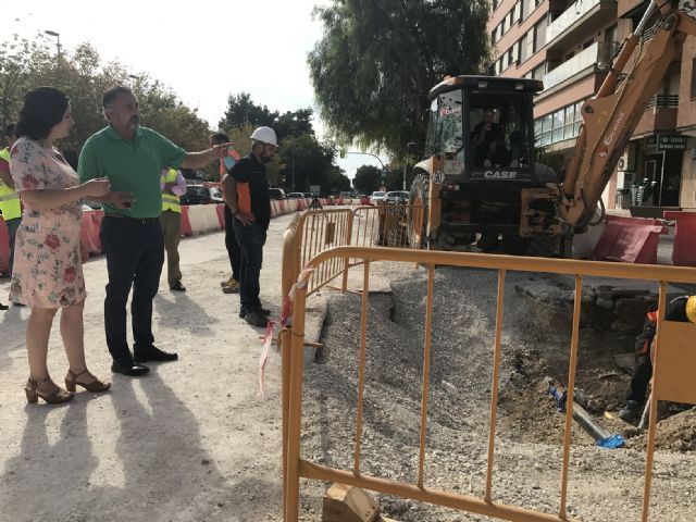 Las obras de Alameda de Cervantes avanzan según lo previsto con la finalización de los trabajos de la nueva red de pluviales - 1, Foto 1