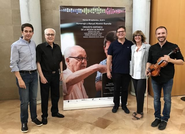 La Orquesta Sinfónica de la Región de Murcia rinde homenaje al compositor Moreno-Buendía en el Auditorio regional - 1, Foto 1