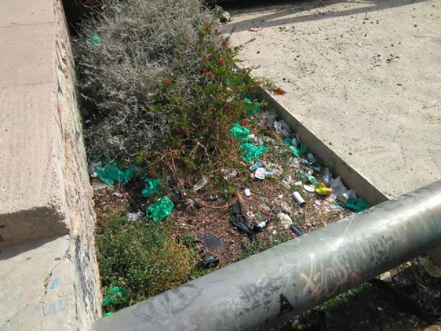 El PSOE denuncia que, en plena Feria, el entorno del Puente de Hierro está convertido en un vertedero y pide más presencia de las fuerzas de seguridad en la zona - 4, Foto 4