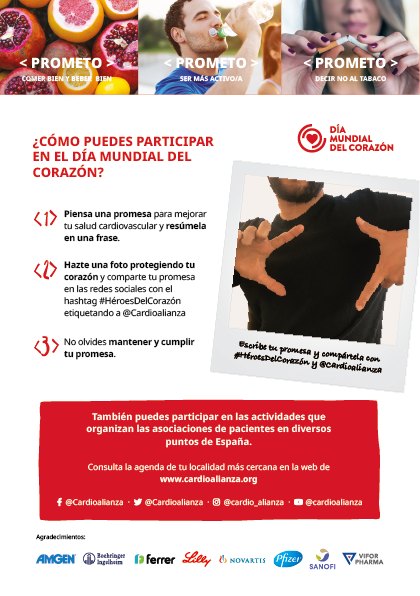 Las organizaciones de pacientes cardiovasculares de nuestro país invitan a toda la población a compartir una promesa para cuidar su corazón - 1, Foto 1