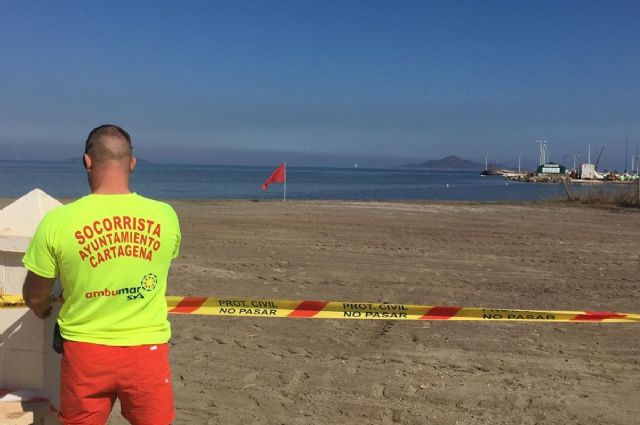 Cerradas preventivamente playas en Los Nietos, Islas Menores y Mar de Cristal por niveles de enterococo - 1, Foto 1