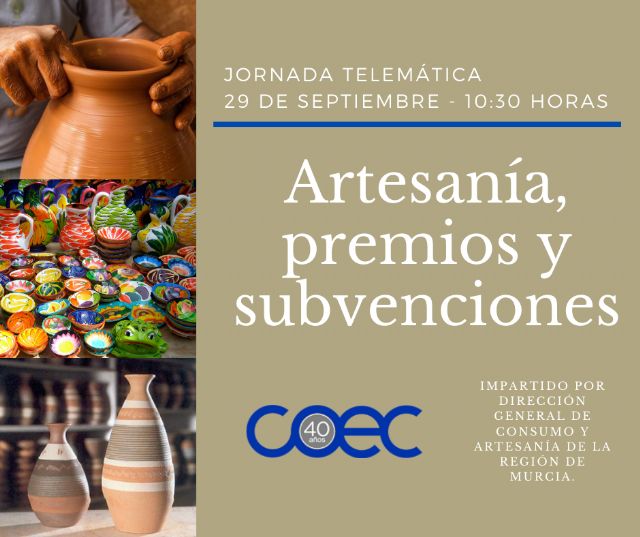 COEC organiza dos jornadas telemáticas junto a la dirección general de Artesanía y Consumo - 1, Foto 1