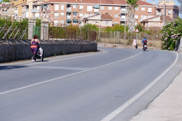 Los vecinos de Algezares y Santo Ángel podrán ir andando por una nueva acera que unirá las dos pedanías - 4, Foto 4
