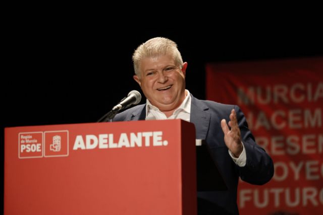 Pepe Vélez, proclamado candidato del PSOE a la presidencia de la Región de Murcia tras haber superado los avales necesarios