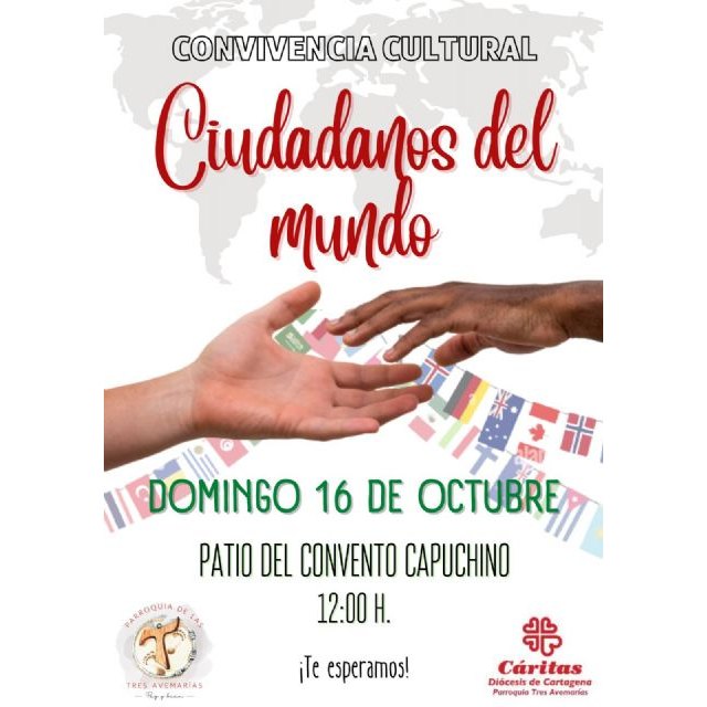 El patio del Convento de los Padres Capuchinos acogerá una jornada de convivencia cultural Ciudadanos del mundo, Foto 2