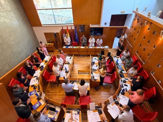 El Pleno del Ayuntamiento de Lorca del mes de septiembre comienza con un minuto de silencio - 3, Foto 3
