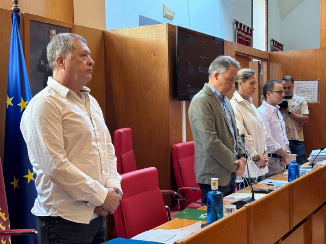 El Pleno del Ayuntamiento de Lorca del mes de septiembre comienza con un minuto de silencio - 5, Foto 5