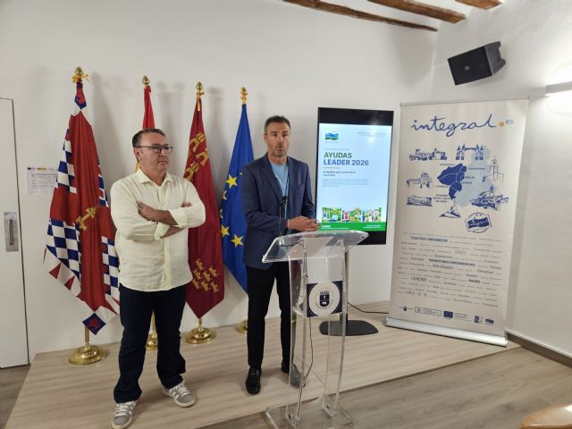 M�s de dos millones de euros para apoyar proyectos de desarrollo rural en los municipios del Noroeste y las pedan�as altas de Lorca