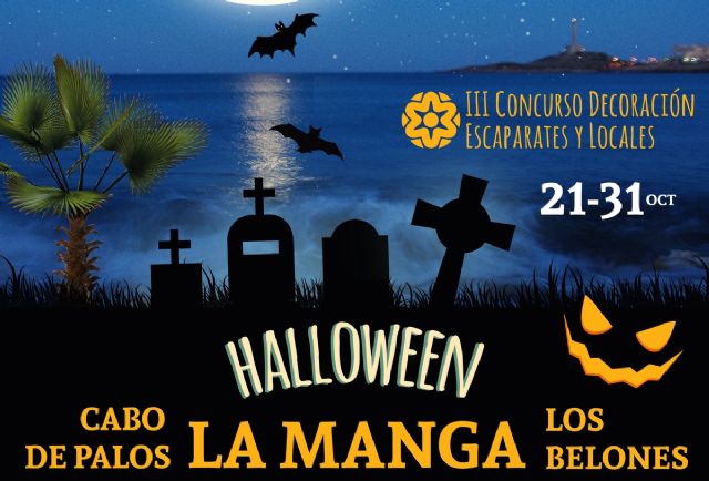 Los escaparates de La Manga, Cabo de Palos y localidades del Mar Menor compiten por el premio a la mejor decoracion de Halloween - 1, Foto 1
