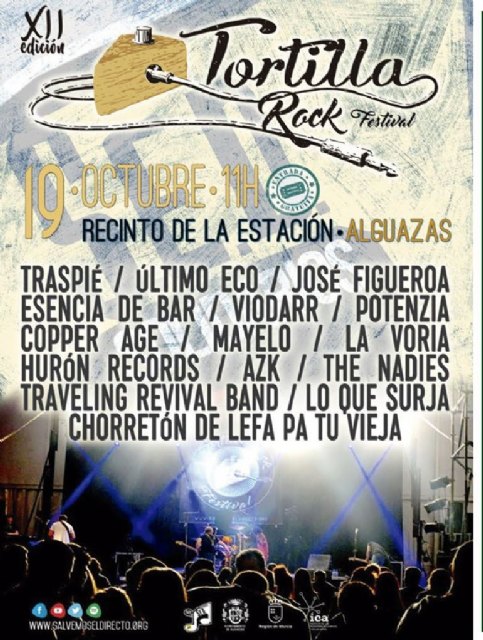 Alguazas acogerá este próximo fin de semana el XII Tortilla Rock Festival - 1, Foto 1