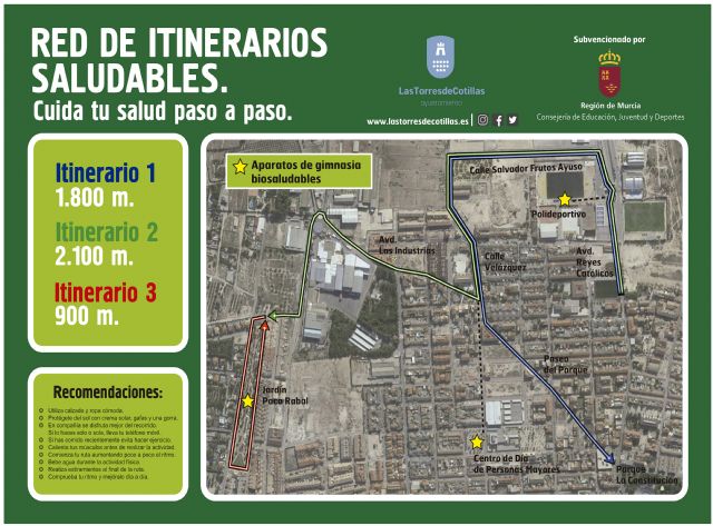 Los itinerarios saludables de Las Torres de Cotillas se inauguran con una concurrida marcha - 4, Foto 4