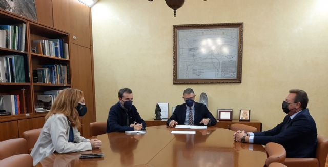 El Presidente de la CHS ha mantenido una reunión de trabajo con el alcalde de Ceutí - 1, Foto 1
