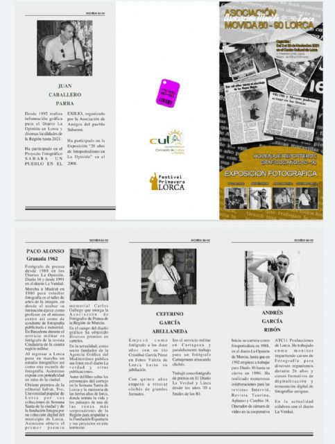 El Centro Cultural acoge una exposición con la que la Asociación Movida 80-90 homenajeará a reporteros gráficos que han desarrollado su trabajo en el municipio para La Verdad y La Opinión - 4, Foto 4