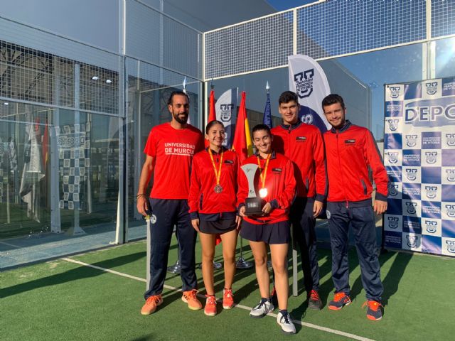 La pareja femenina de pádel de la Universidad de Murcia consigue el bronce en el Campeonato de España Universitario - 1, Foto 1