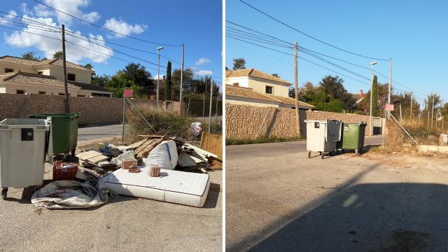 El Ayuntamiento retira 325 toneladas de escombros y enseres depositados irregularmente en la vía pública - 4, Foto 4