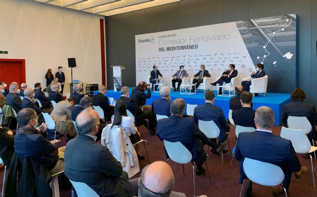 El Gobierno regional lamenta que el corte ferroviario de la Región provoque dos velocidades en el desarrollo Corredor Mediterráneo - 1, Foto 1