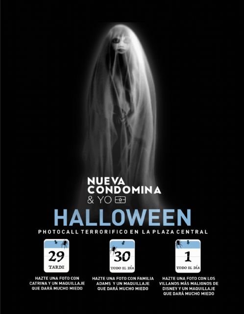 Nueva Condomina tiene el photocall más terrorífico de halloween - 1, Foto 1
