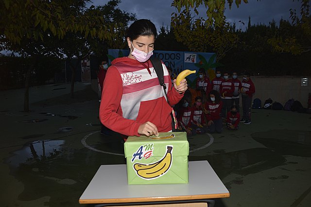 Plátanos solidarios con La Palma en el Colegio Reina Sofía de Totana