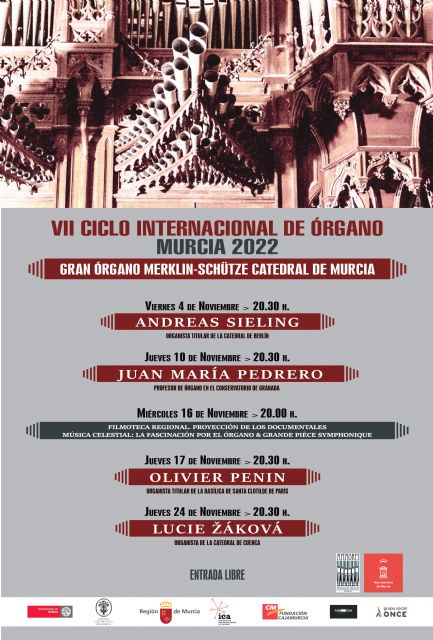 El Ciclo Internacional de Órgano vuelve a la Catedral de Murcia con cuatro nuevos conciertos - 4, Foto 4