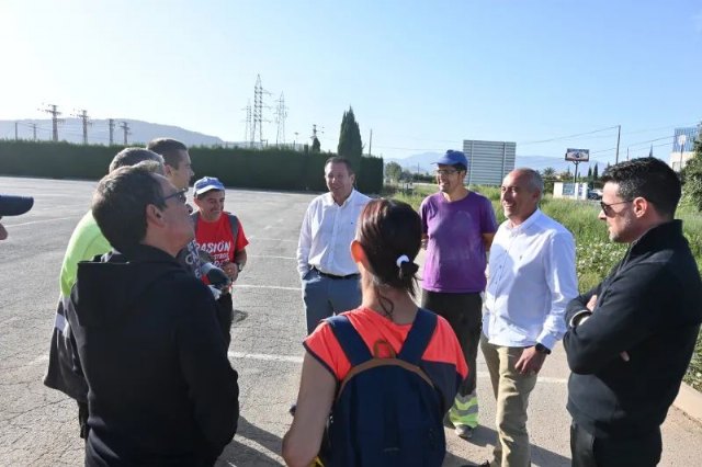 El alcalde de Mula visita el cementerio de San Ildefonso - 1, Foto 1