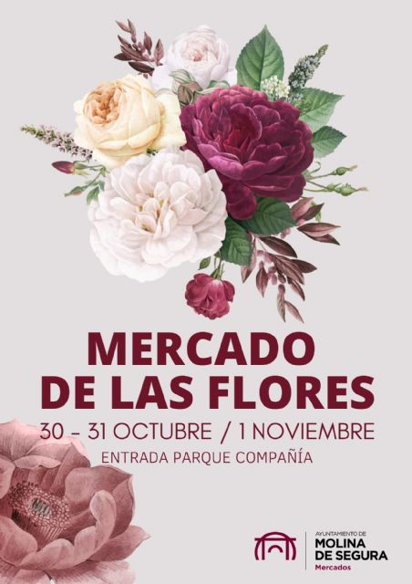 El Mercado de las Flores 2022 de Molina de Segura se celebra del 30 de octubre al 1 de noviembre - 1, Foto 1