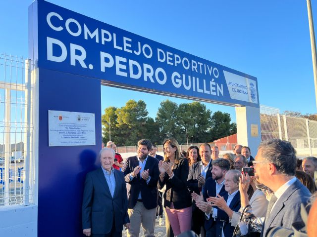 López Miras inaugura el nuevo complejo deportivo de La Algaida, en Archena, en el que el Gobierno regional ha invertido 700.000 euros - 1, Foto 1