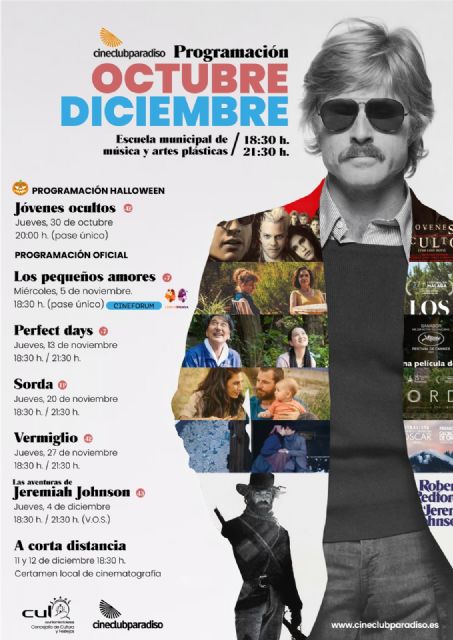 Los amantes del séptimo arte ya cuentan con los mejores títulos del panorama cinematográfico de la mano de Cineclub Paradiso - 2, Foto 2