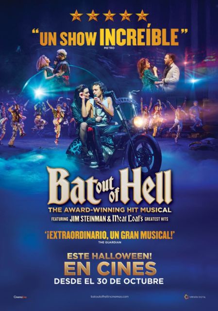 Este Halloween llega a cines de Murcia la experiencia rockera Bat Out of Hell  El musical, basado en el mítico álbum de Meat Loaf - 2, Foto 2